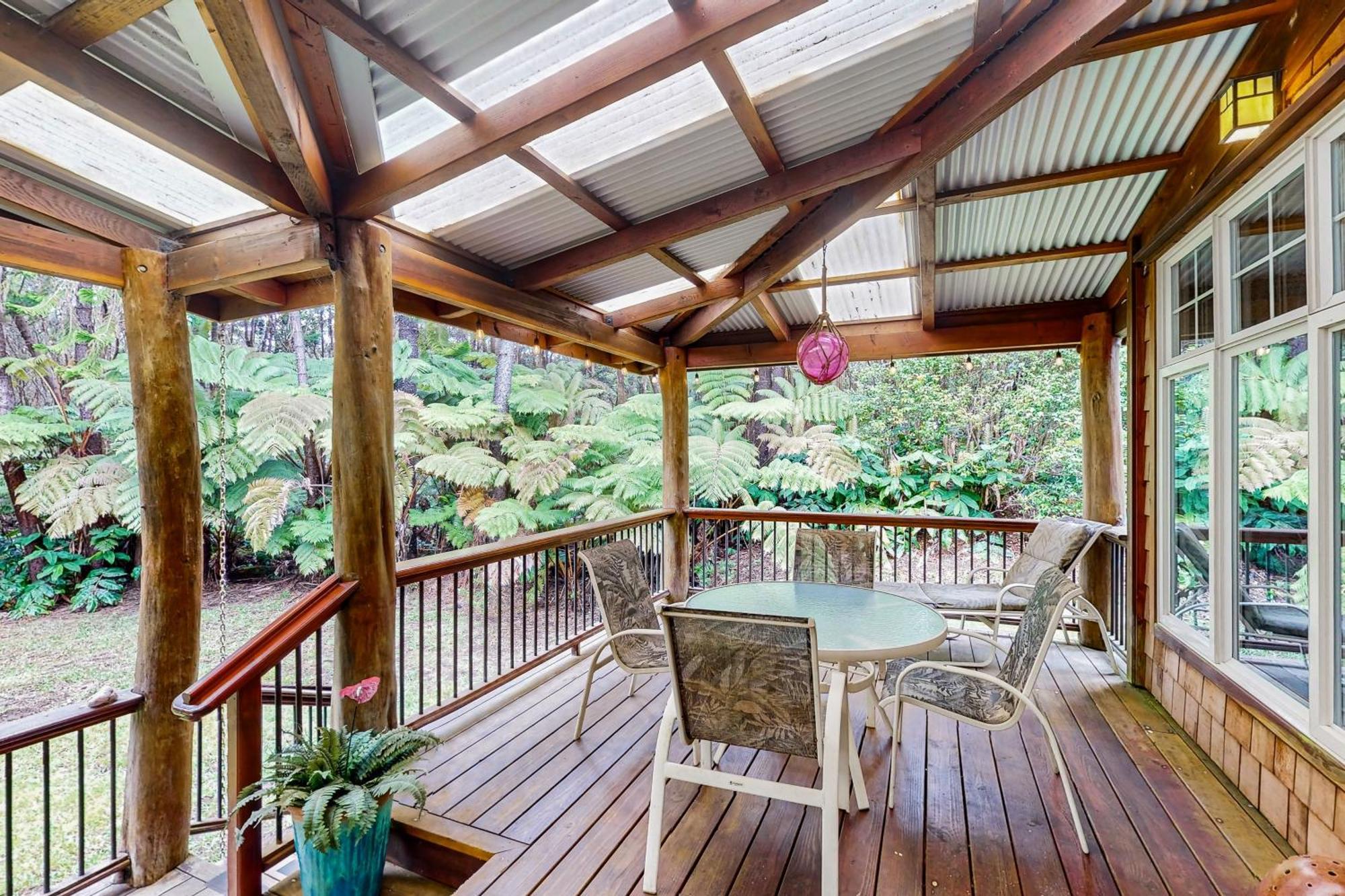 Hale Hapu'U Villa Volcano Exterior photo