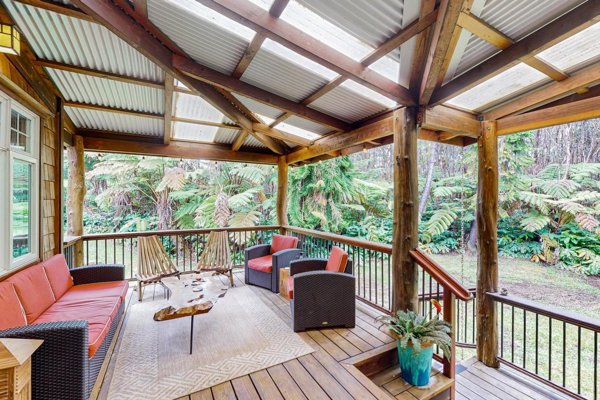 Hale Hapu'U Villa Volcano Exterior photo